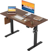 Electric Standing Desk, 48 x 24 Inches Height Adjustable Desk, Sit Stand up Desk for Work Office Home, Ergonomic Rising Computer Table with Memory Preset