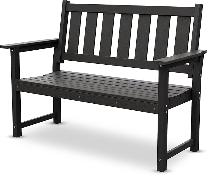 Memorial Bench – 50'' Weatherproof Durable Outdoor Bench