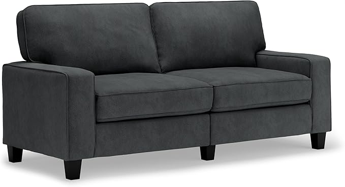 Palisades 61" Track Arm Sofa, Easy Care Polyester, Soft Pillow Back, Pocket Coil Seat