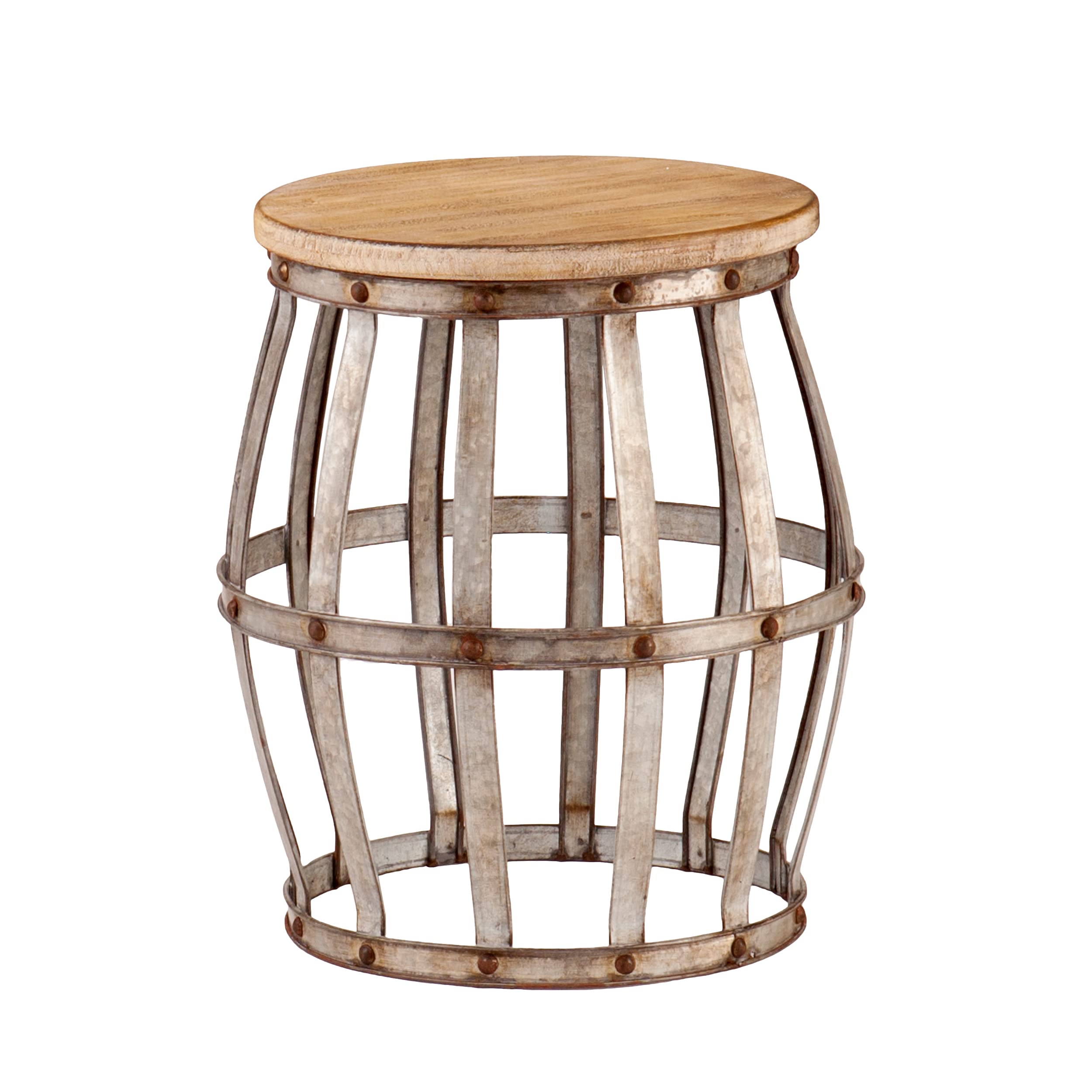 Mencino Accent Table, Silver