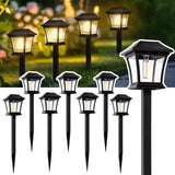 Solar Lights Outdoor Pathway 8 Pack, Yard Lights Outdoor Solar Powered Solar Landscape (Copy)