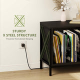 55 Inch TV Stand with Storage - Entertainment Center for TVs up to 70 Inches