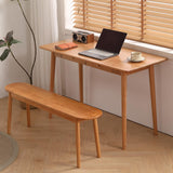 Solid Wood Bench, Entryway Wooden Bench, Kitchen Dining Table Bench