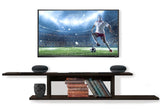 Floating TV Stand, Wall Mounted Floating Media Shelf Organizer Entertainment Center