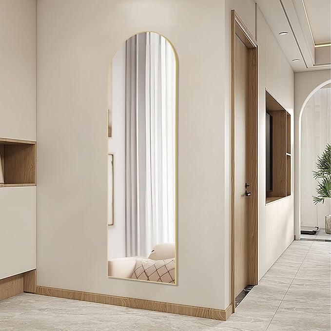 Arched Full Length Mirror  Full Body Floor Mirror