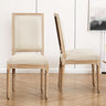 French Country Dining Chairs Set of 4, Upholstered Dining Room Chairs