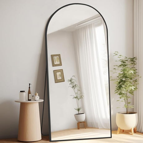 71"x32" Large Mirror Full Length, Arched Full Length Mirror with Stand, Extra Large Floor