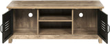 Range Locker TV Stand Entertainment Center, Oak