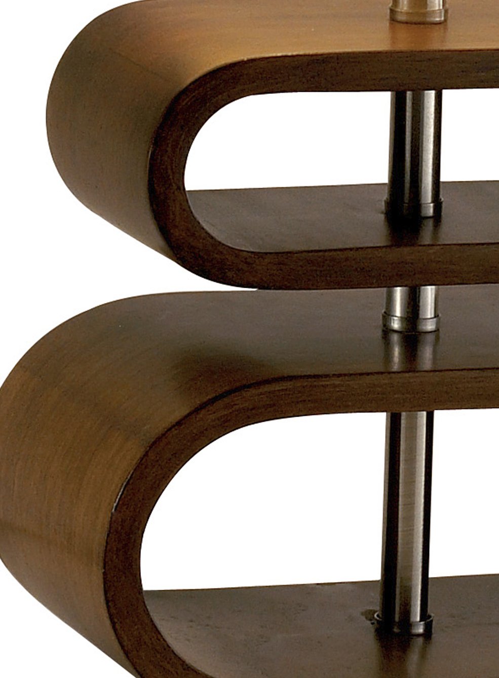 Rhythm Bentwood Table Lamp with Natural Beige Shade