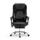 Executive Office Chair with Massage, Heat & Footrest - Ergonomic High-Back Recliner