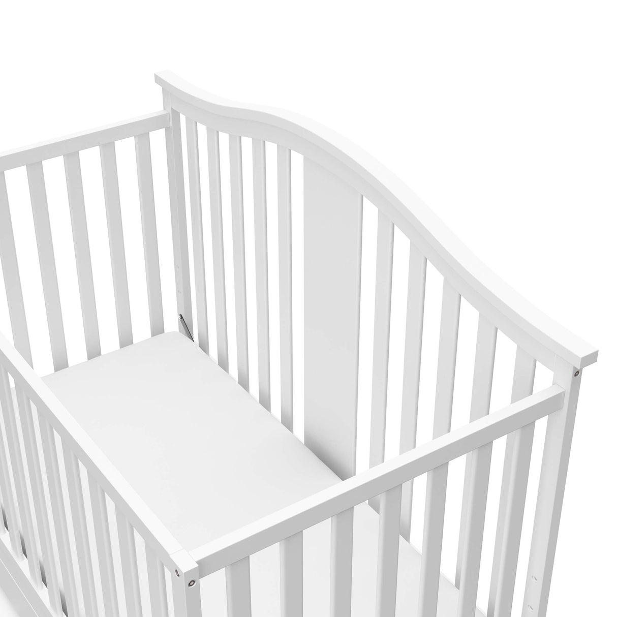 4-in-1 Convertible Crib with Drawer Combo (White) – GREENGUARD Gold