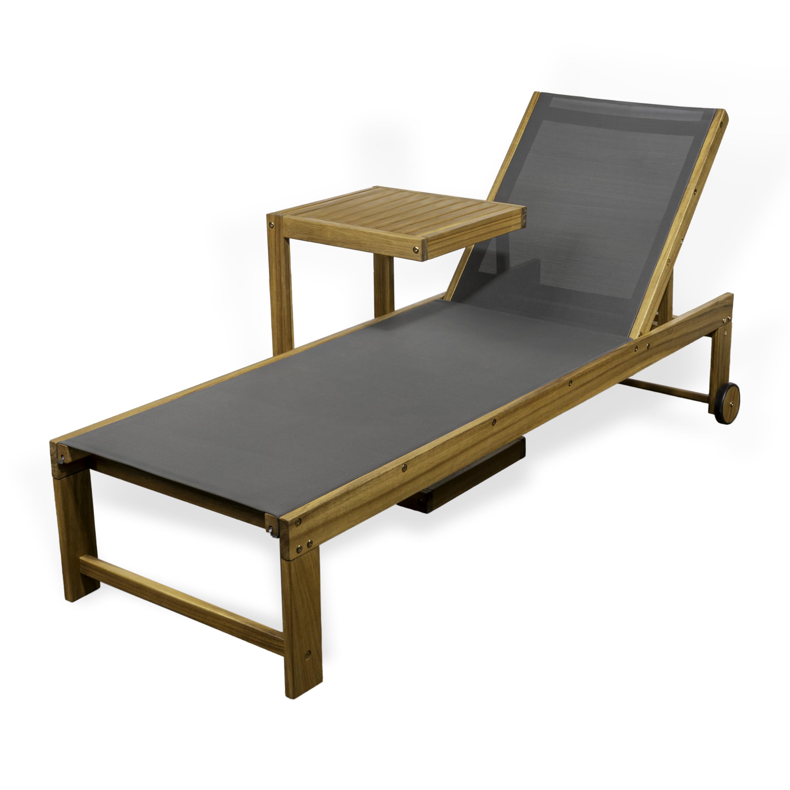 LNG1100A-2SET Trabuco Coastal Modern Acacia Wood Mesh 3-Position