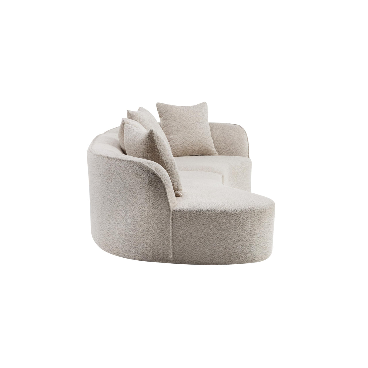 Braebt 126" Comfy Upholstered Cloud Couch, 5-Seater Sofa Couches