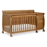 Kalani 4-in-1 Convertibe Crib and Changer Combo in Gray