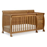 Kalani 4-in-1 Convertible Crib and Changer Combo in Espresso