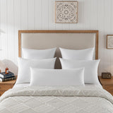 28x28 Euro Throw Pillow Insert-Down Feather Pillow Insert-Cotton Fabric-White-1 Piece
