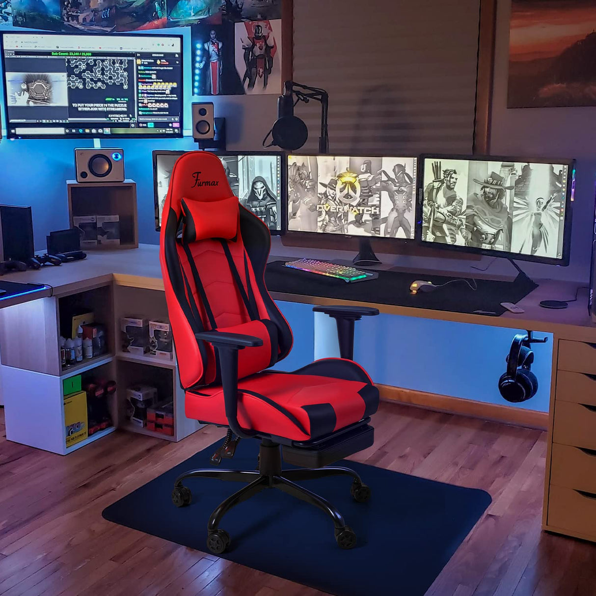 Ergonomic Gaming Office Chair with Lumbar Support
