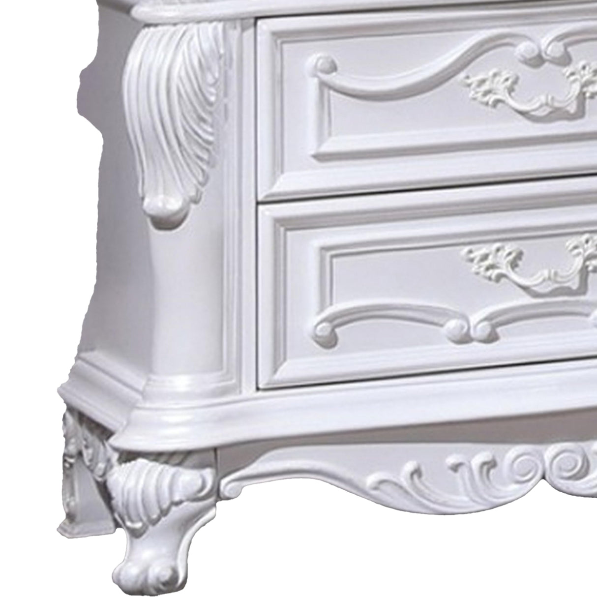 Nightstand with 3 Drawers, 34 Inch