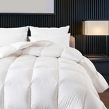 Puffy White Goose/Duck Feather Down Comforter Oversize King