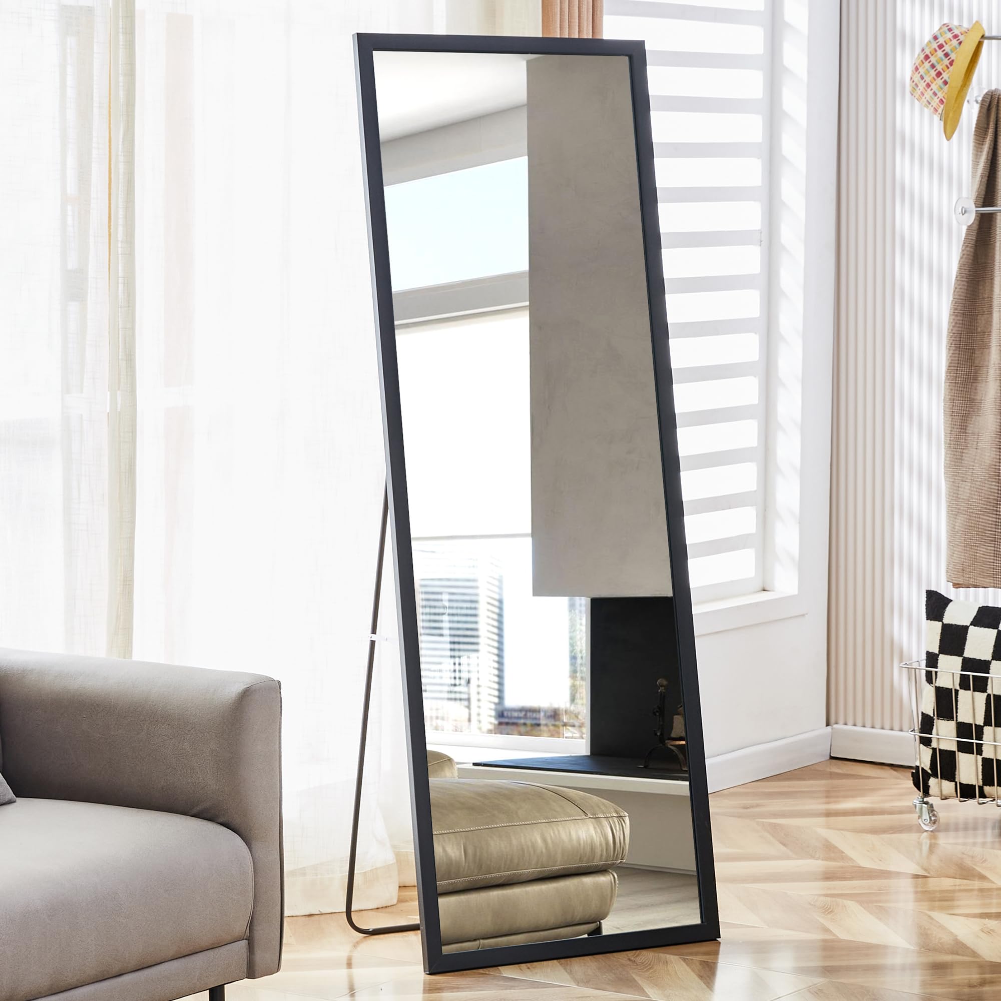 Full Length Mirror with Stand,Modern Full Length Mirror