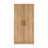 Elite 32 inch Storage Cabinet, 16" D x 32" W x 65" H, Oak