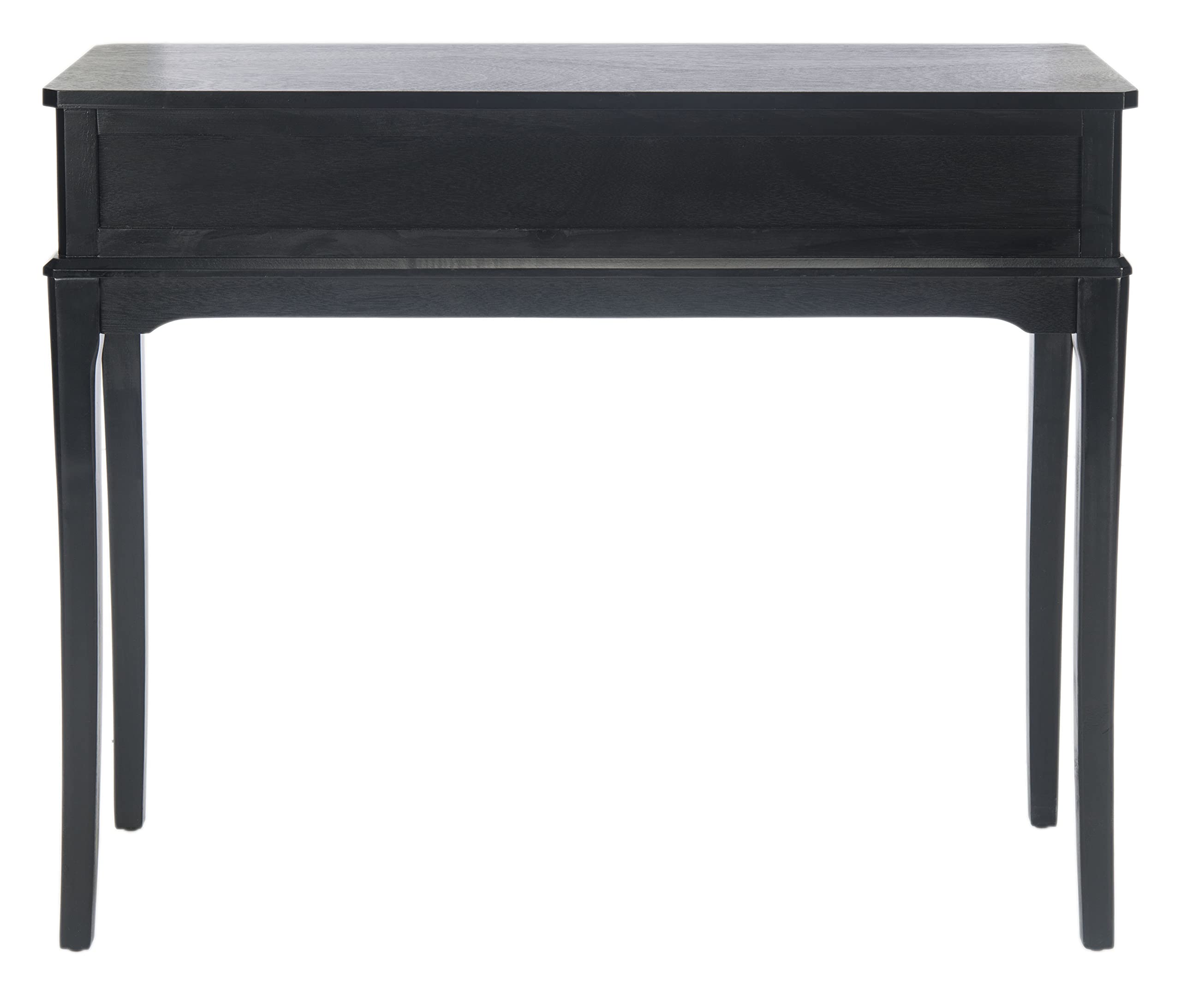 Home Collection Opal Black 2-Drawer Console Table