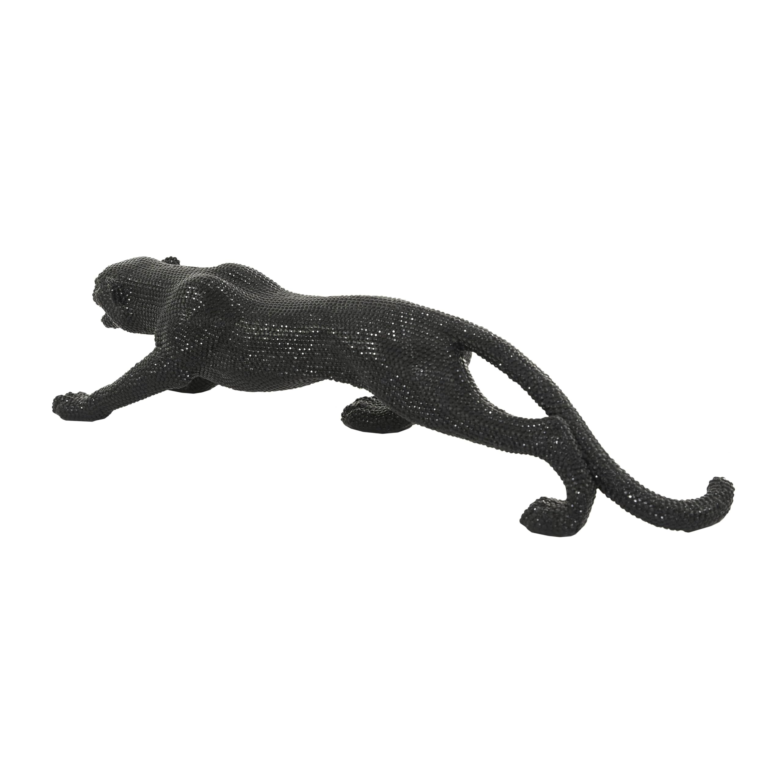 Polystone Leopard Decorative Sculpture Home Decor Statue