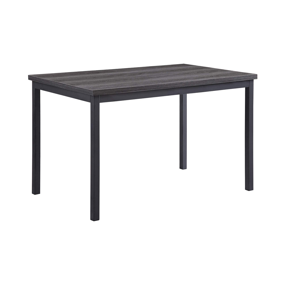 Lexicon Zahra Wood and Metal Dining Table, 48" x 30", Gray