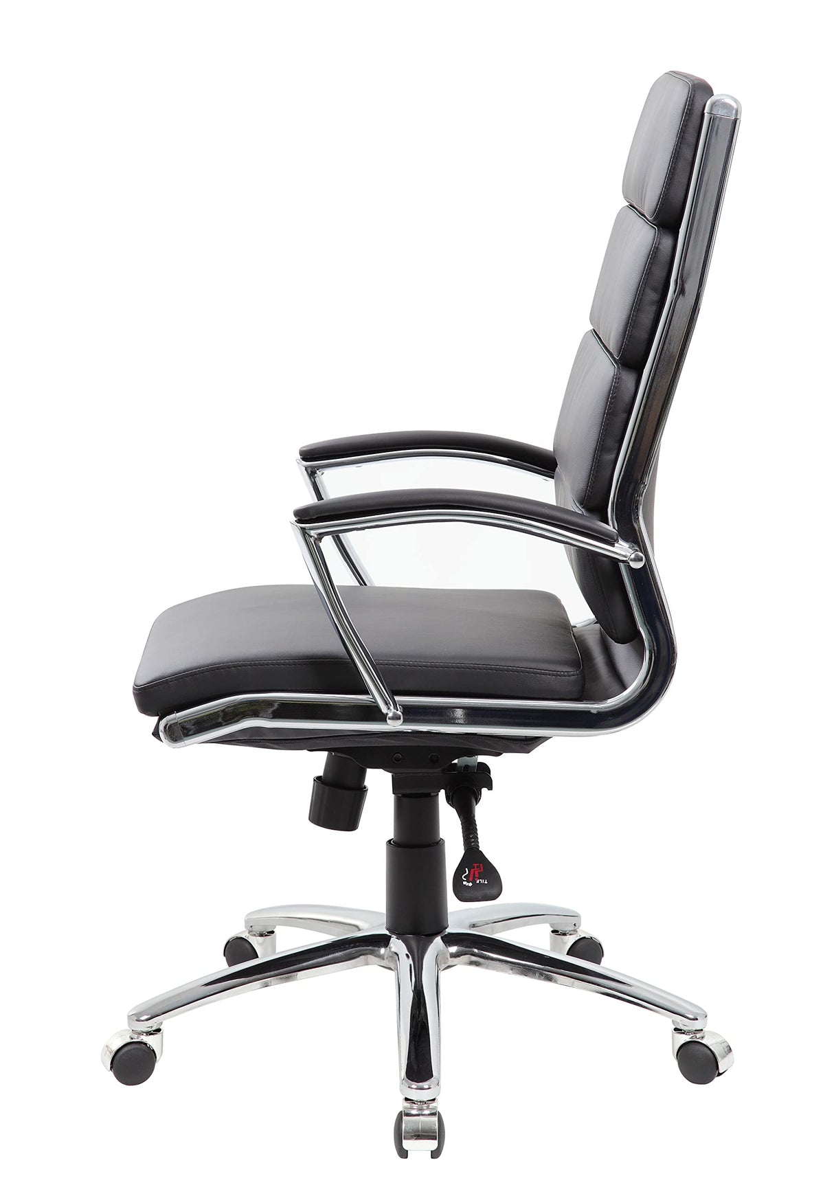 CaressoftPlus Executive Chair, Traditional, Metal Chrome Finish