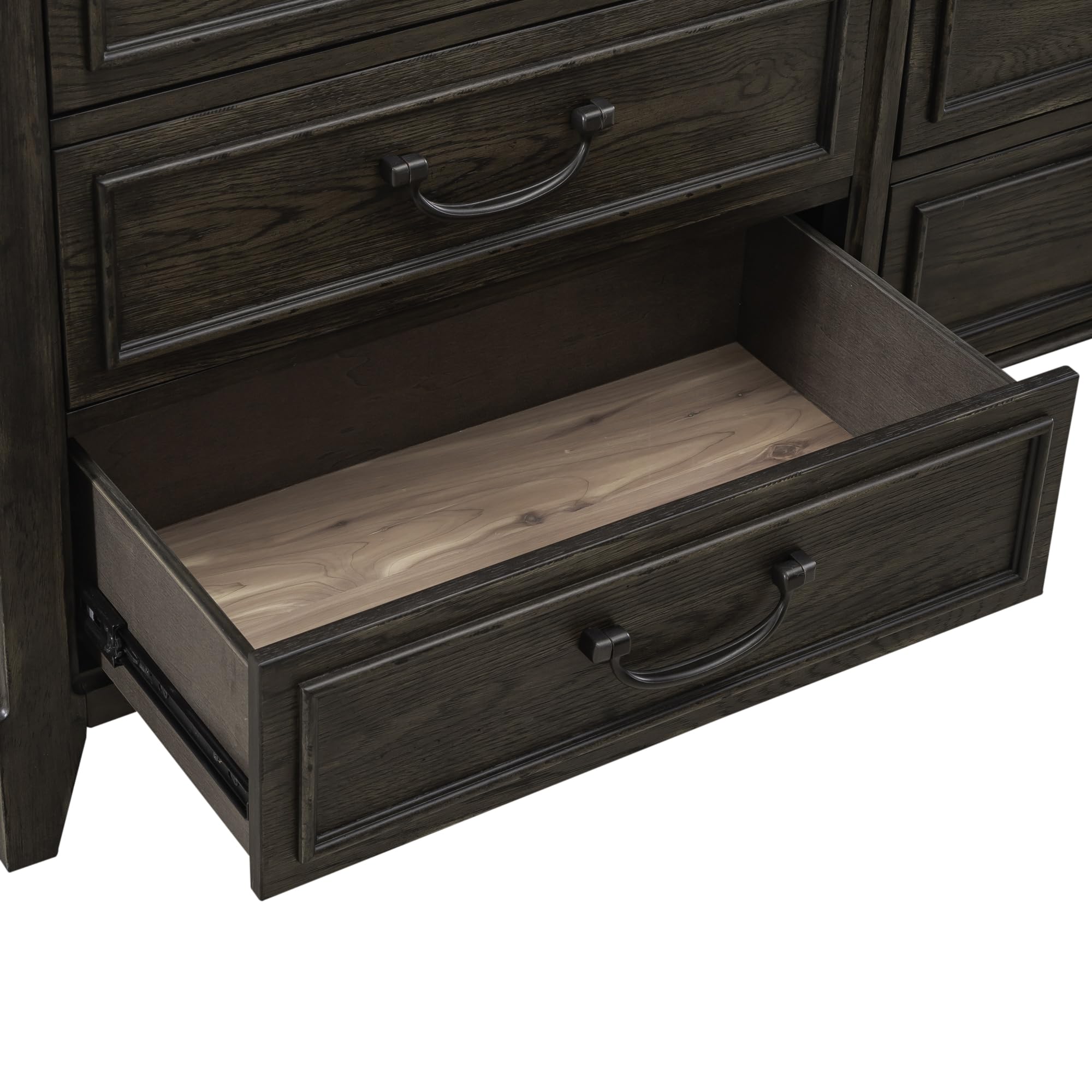 Furniture Paradise Valley 10 Drawer Chesser - Saddle Brown