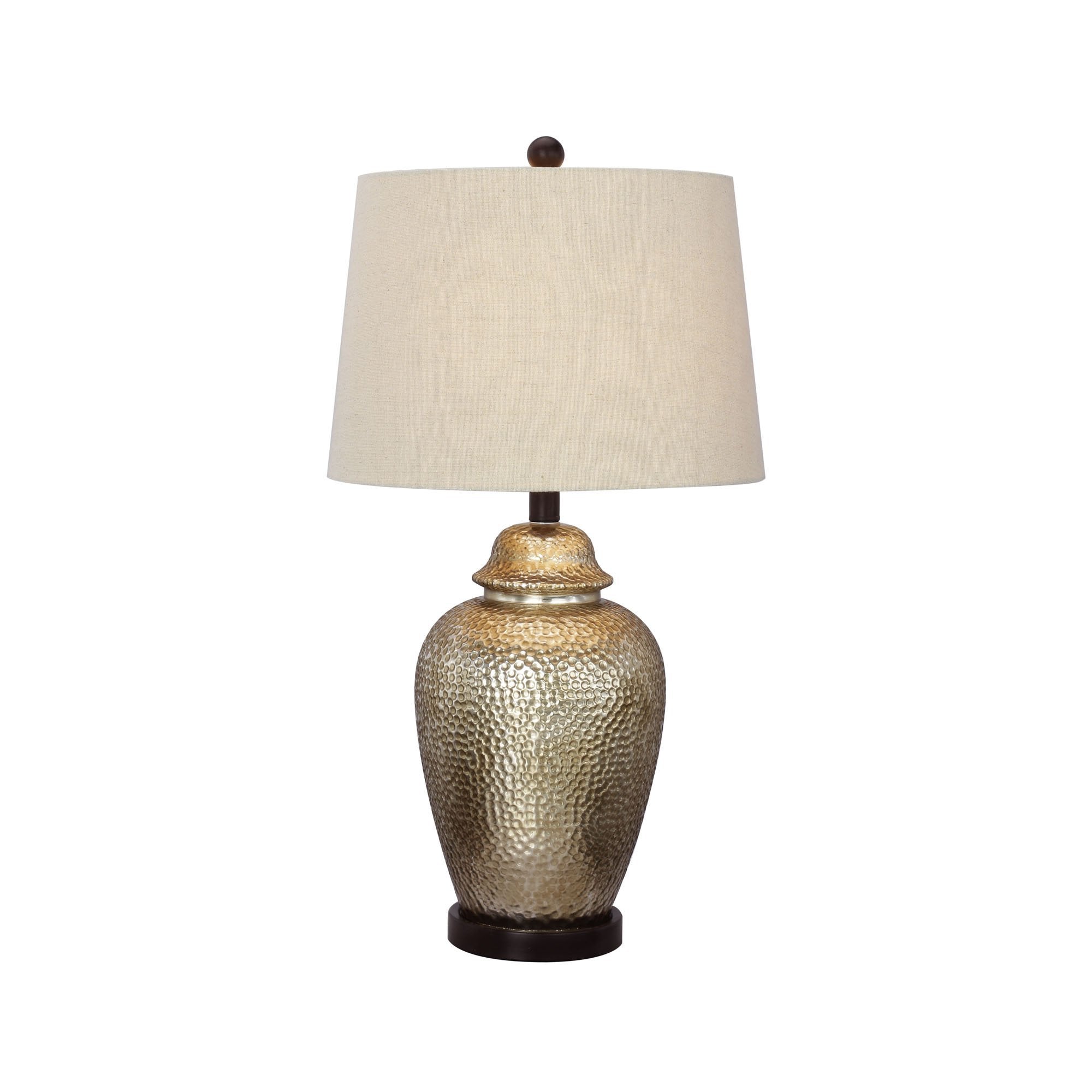 W-5123 Metal Table Lamp, 27.5", Oil Rubbed Bronze/Antique Brown Mercury