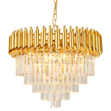 Modern Crystal Chandelier Round Luxury Gold Chandelier Crystal Pendant