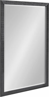 Reyna Modern Rectangle Wall Mirror, 24 x 36, Silver, Framed Rectangular