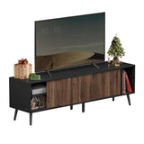 72-Inch TV Stand with Storage - Toolless Assembly Entertainment Center