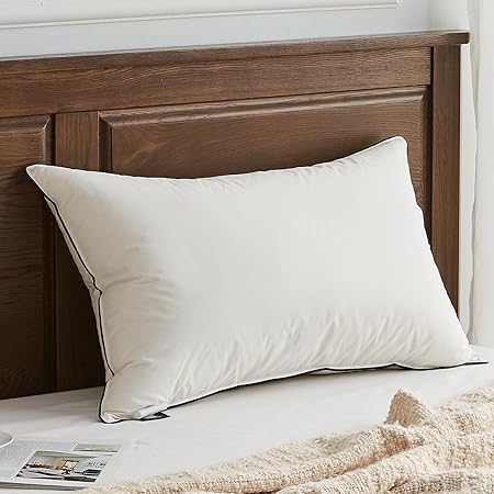 Deep Sleep Down Pillows Queen Size Set of 2, Hotel Collection AirF™ Feather