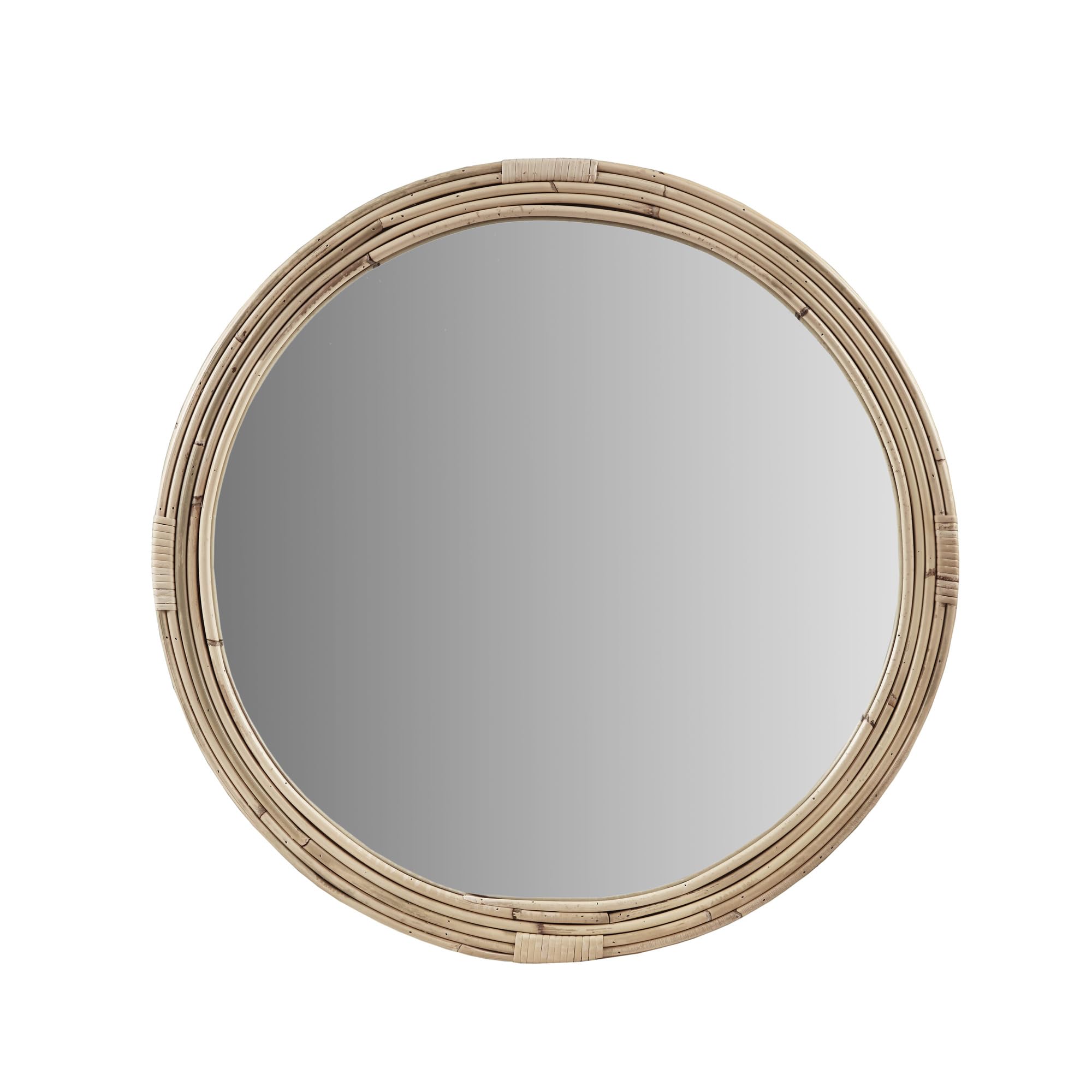 Wall Mirror For Wall, Handwoven Frame Circle Wall Mirror, Vanity, Livingroom