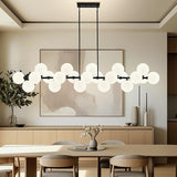 Black Chandelier Large Linear Sputnik Chandelier Island Pendant Light for Dinning Room