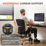 Big and Tall Office Desk Chair with Lumbar Support, 500lbs Heavy Duty Mesh