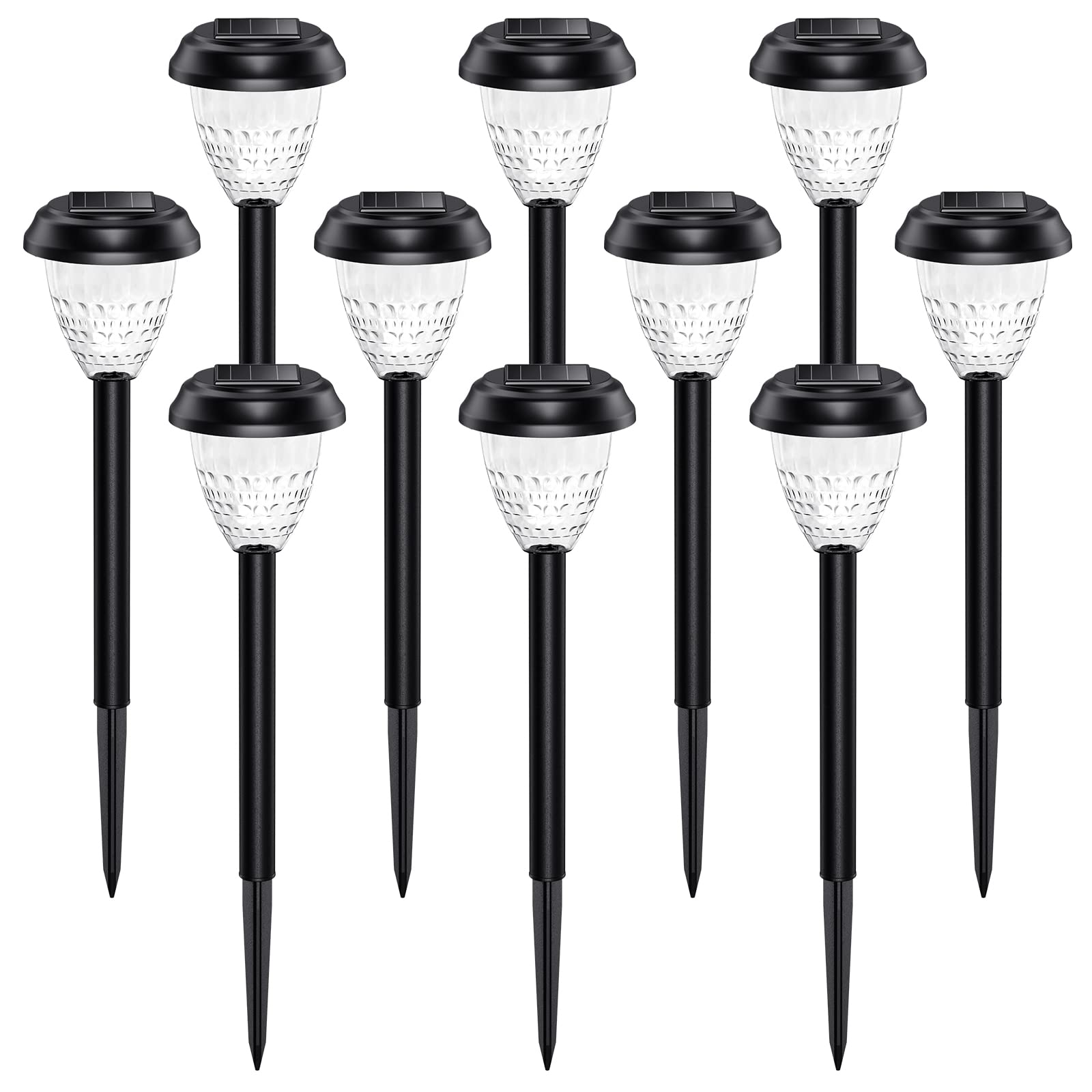 Super Bright Solar Lights Outdoor Waterproof 10 Pack