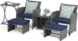 6 Piece Patio Furniture Conversation Set