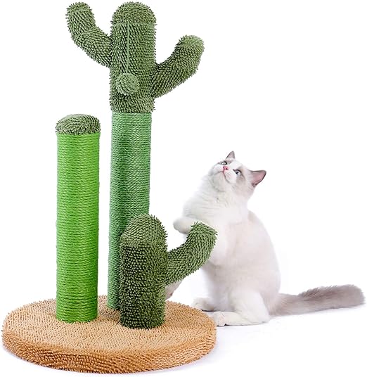 Cat Scratching Post Cactus Cat Scratcher Featurin