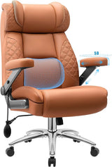 500LBS Big and Tall Office Chair with Adjustable Lumbar Support