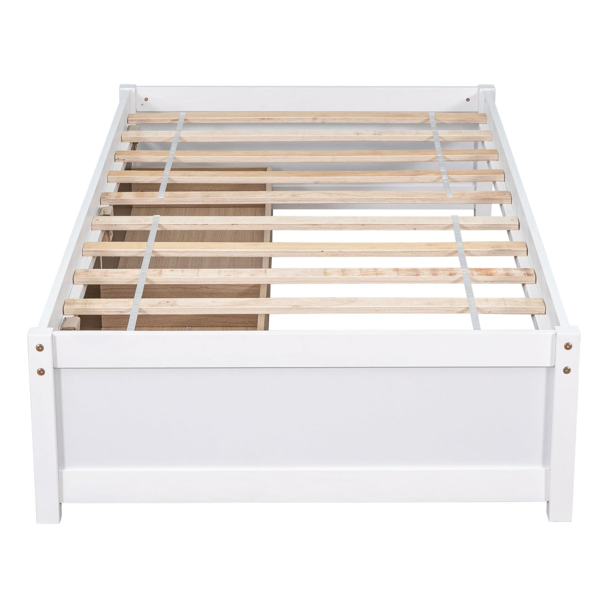 Kali Platform Queen Size Bed, Panel Rectangular Design