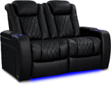 & Massage Edition Home Theater Seating|Premium Top Grain Italian 11000 Nappa Leather,