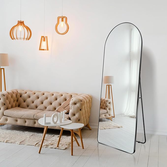 Floor Mirrors Full Length Mirrors  Arched Floor Mirror
