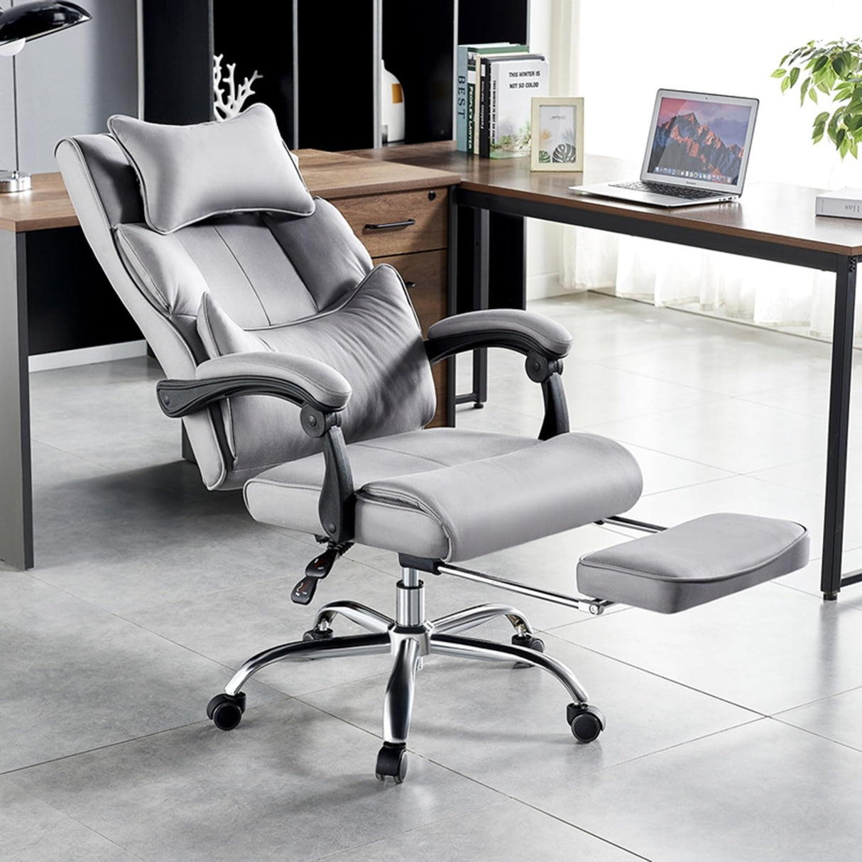 Desk Office Chair Big High Back Ergonomic Office Chair Computer Desk Chair