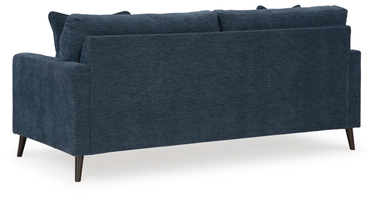 Bixler Sofa, 79" W x 38" D x 37" H, Blue