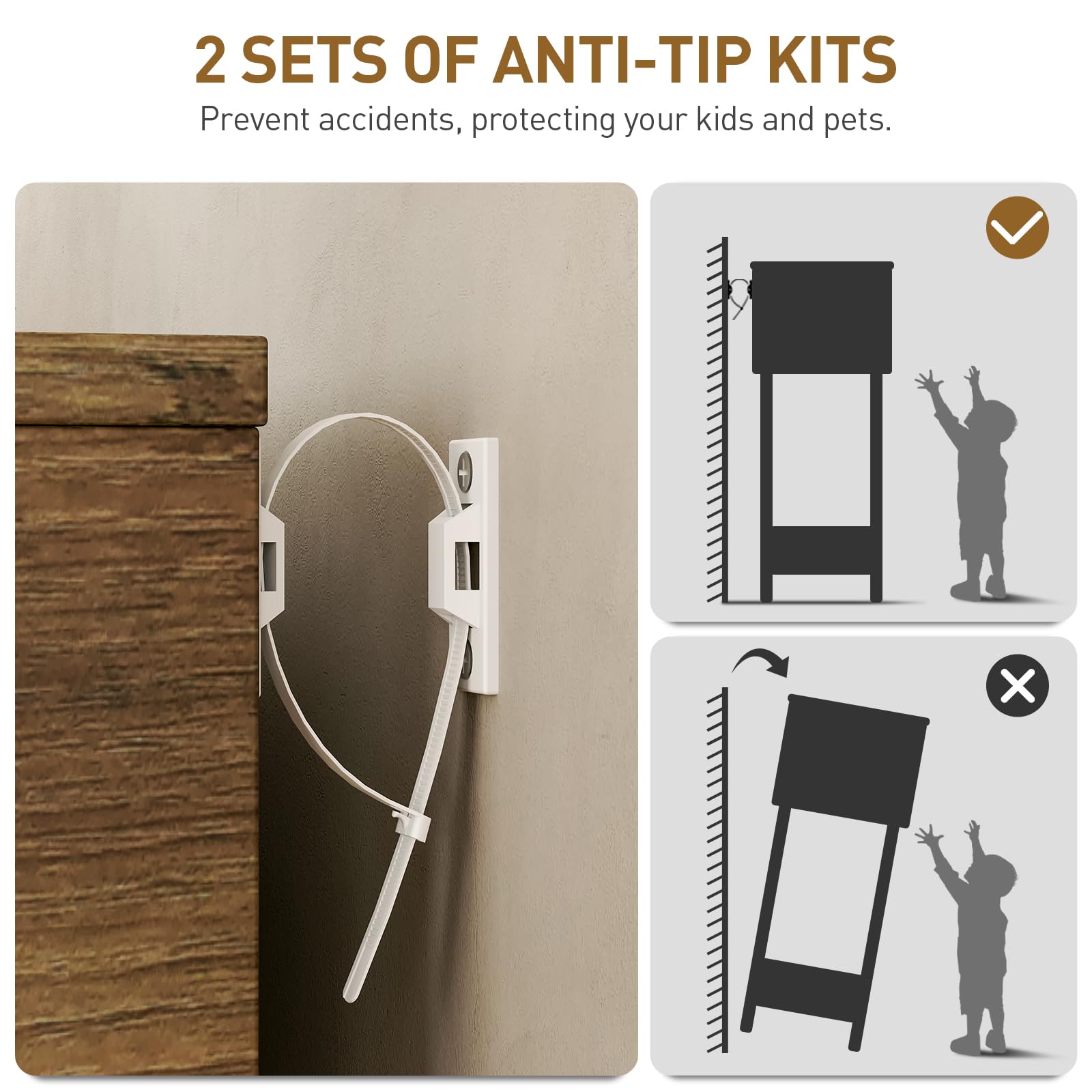 47" Farmhouse Console Table with Storage - Dark Brown