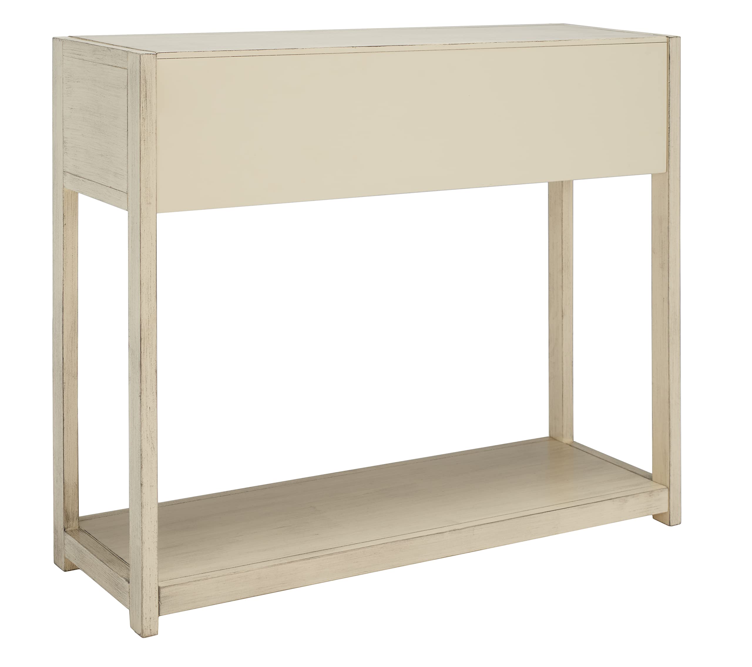 Home Collection Sadie Contemporary Antique White 2-Drawer Console Table