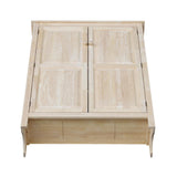 Double Jelly Cupboard-51 H Cupboard, 51-Inch, Unfinished